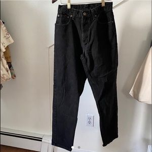 L.L. Bean Black Denim Jeans